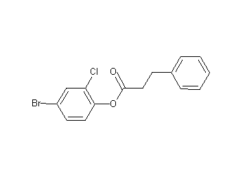 4-bromo-2-chlorophenyl 3-phenylpropanoate