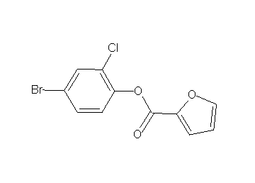 4-bromo-2-chlorophenyl 2-furoate