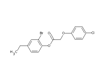 2-bromo-4-ethylphenyl (4-chlorophenoxy)acetate