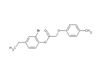 2-bromo-4-ethylphenyl (4-methylphenoxy)acetate