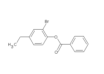 2-bromo-4-ethylphenyl benzoate