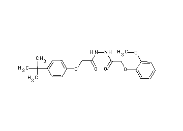 2-(4-tert-butylphenoxy)-N'-[(2-methoxyphenoxy)acetyl]acetohydrazide
