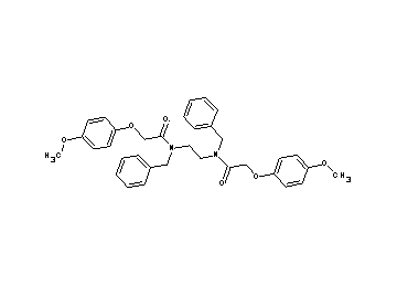 N,N'-1,2-ethanediylbis[N-benzyl-2-(4-methoxyphenoxy)acetamide]