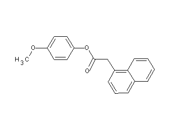 4-methoxyphenyl 1-naphthylacetate