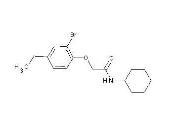 2-(2-bromo-4-ethylphenoxy)-N-cyclohexylacetamide