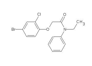 2-(4-bromo-2-chlorophenoxy)-N-ethyl-N-phenylacetamide