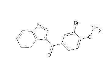 1-(3-bromo-4-methoxybenzoyl)-1H-1,2,3-benzotriazole 1-(3-bromo-4-methoxybenzoyl)-1H-1,2,3-benzotriazole