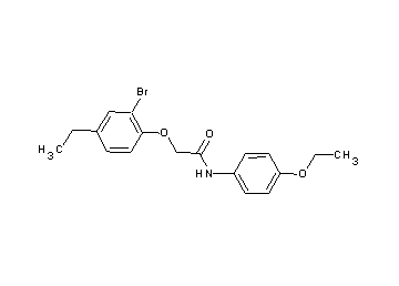 2-(2-bromo-4-ethylphenoxy)-N-(4-ethoxyphenyl)acetamide