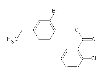2-bromo-4-ethylphenyl 2-chlorobenzoate 2-bromo-4-ethylphenyl 2-chlorobenzoate