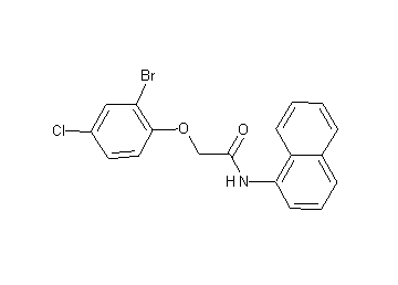 2-(2-bromo-4-chlorophenoxy)-N-1-naphthylacetamide