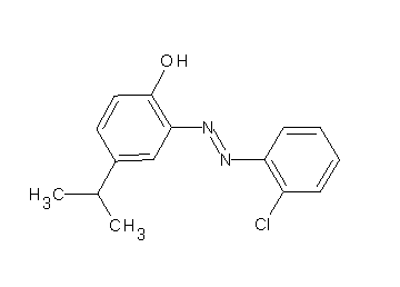 2-[(2-chlorophenyl)diazenyl]-4-isopropylphenol