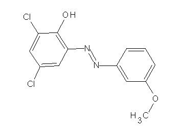 2,4-dichloro-6-[(3-methoxyphenyl)diazenyl]phenol