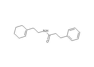 N-[2-(1-cyclohexen-1-yl)ethyl]-3-phenylpropanamide