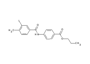 propyl 4-[(3-iodo-4-methylbenzoyl)amino]benzoate