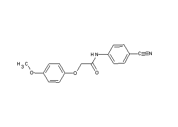 N-(4-cyanophenyl)-2-(4-methoxyphenoxy)acetamide
