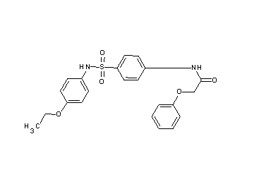 N-(4-{[(4-ethoxyphenyl)amino]sulfonyl}phenyl)-2-phenoxyacetamide