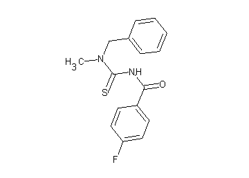 N-{[benzyl(methyl)amino]carbonothioyl}-4-fluorobenzamide
