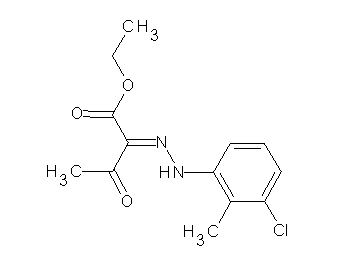 ethyl 2-[(3-chloro-2-methylphenyl)hydrazono]-3-oxobutanoate