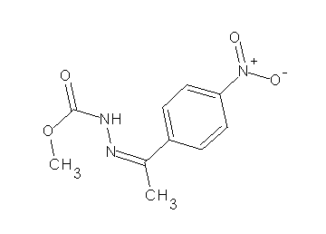 methyl 2-[1-(4-nitrophenyl)ethylidene]hydrazinecarboxylate