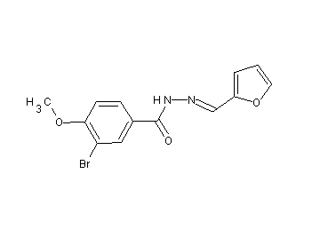 3-bromo-N'-(2-furylmethylene)-4-methoxybenzohydrazide