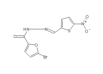 5-bromo-N'-[(5-nitro-2-thienyl)methylene]-2-furohydrazide