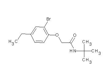 2-(2-bromo-4-ethylphenoxy)-N-(tert-butyl)acetamide