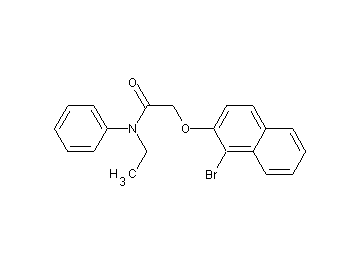 2-[(1-bromo-2-naphthyl)oxy]-N-ethyl-N-phenylacetamide