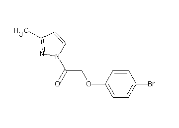 1-[(4-bromophenoxy)acetyl]-3-methyl-1H-pyrazole