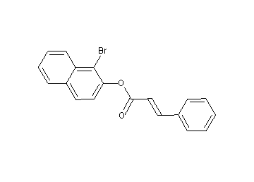 1-bromo-2-naphthyl 3-phenylacrylate
