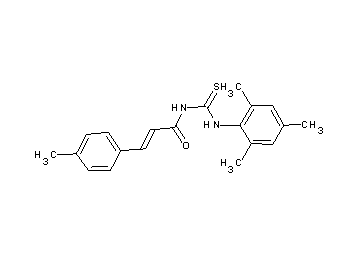 N-[(mesitylamino)carbonothioyl]-3-(4-methylphenyl)acrylamide