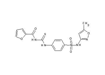 N-{[(4-{[(5-methyl-3-isoxazolyl)amino]sulfonyl}phenyl)amino]carbonothioyl}-2-furamide