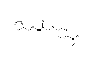 2-(4-nitrophenoxy)-N'-(2-thienylmethylene)acetohydrazide