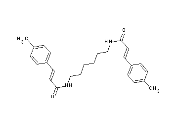 N,N'-1,6-hexanediylbis[3-(4-methylphenyl)acrylamide]