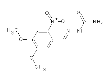 4,5-dimethoxy-2-nitrobenzaldehyde thiosemicarbazone