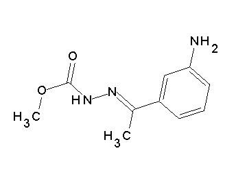 methyl 2-[1-(3-aminophenyl)ethylidene]hydrazinecarboxylate