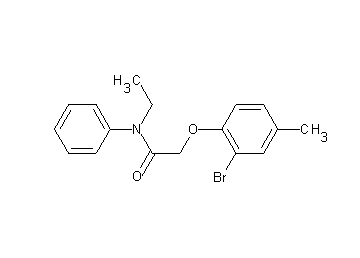 2-(2-bromo-4-methylphenoxy)-N-ethyl-N-phenylacetamide