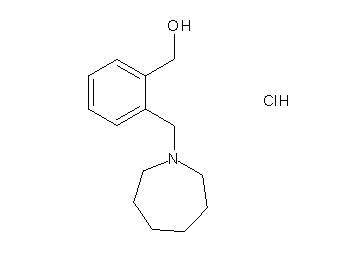 [2-(1-azepanylmethyl)phenyl]methanol hydrochloride