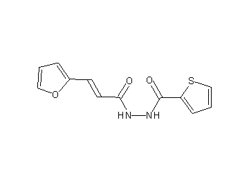 N'-[3-(2-furyl)acryloyl]-2-thiophenecarbohydrazide