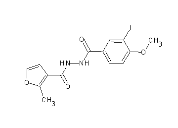 N'-(3-iodo-4-methoxybenzoyl)-2-methyl-3-furohydrazide