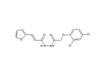 N'-[(2,4-dichlorophenoxy)acetyl]-3-(2-furyl)acrylohydrazide