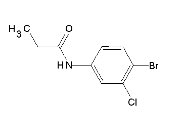 N-(4-bromo-3-chlorophenyl)propanamide