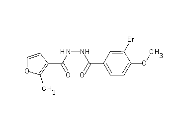 N'-(3-bromo-4-methoxybenzoyl)-2-methyl-3-furohydrazide