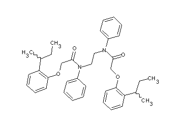 N,N'-1,2-ethanediylbis[2-(2-sec-butylphenoxy)-N-phenylacetamide]