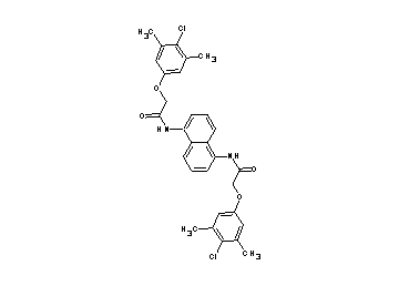 N,N'-1,5-naphthalenediylbis[2-(4-chloro-3,5-dimethylphenoxy)acetamide]