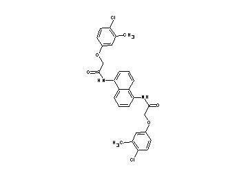 N,N'-1,5-naphthalenediylbis[2-(4-chloro-3-methylphenoxy)acetamide]
