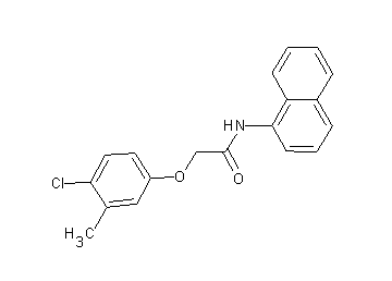 2-(4-chloro-3-methylphenoxy)-N-1-naphthylacetamide