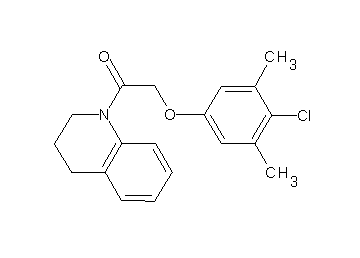 1-[(4-chloro-3,5-dimethylphenoxy)acetyl]-1,2,3,4-tetrahydroquinoline - Click Image to Close