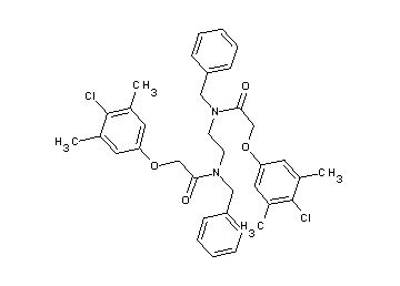 N,N'-1,2-ethanediylbis[N-benzyl-2-(4-chloro-3,5-dimethylphenoxy)acetamide]