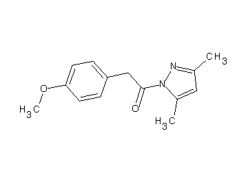 1-[(4-methoxyphenyl)acetyl]-3,5-dimethyl-1H-pyrazole