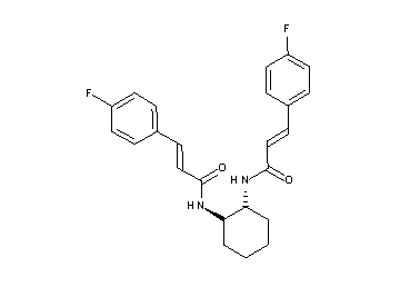 N,N'-1,2-cyclohexanediylbis[3-(4-fluorophenyl)acrylamide]